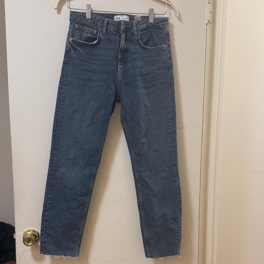 Zara Classic Blue Denim Pants